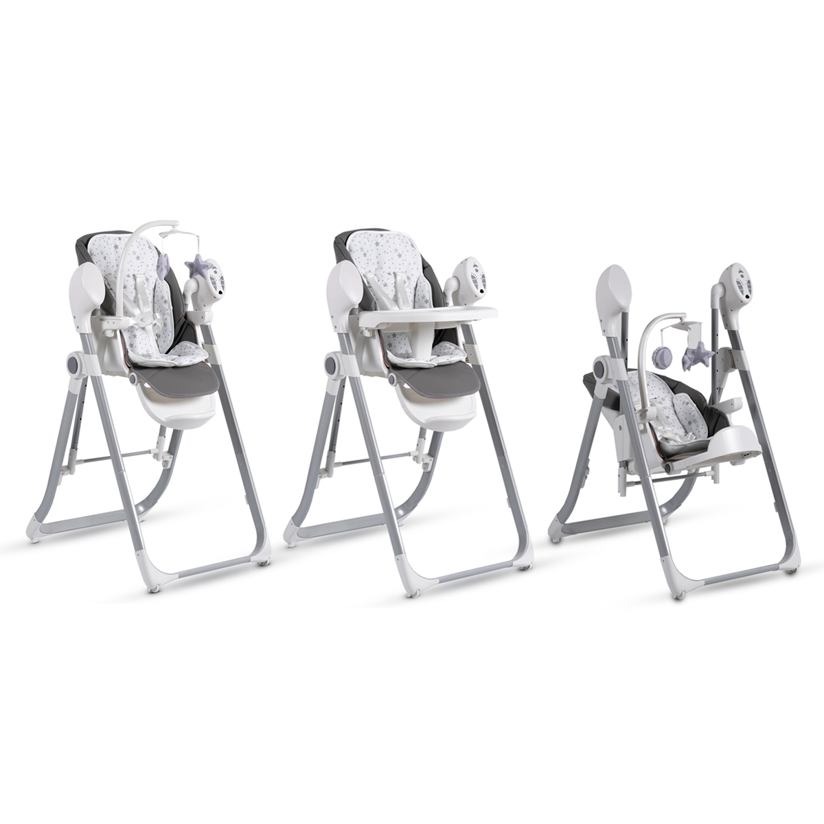 High chair discount and swing